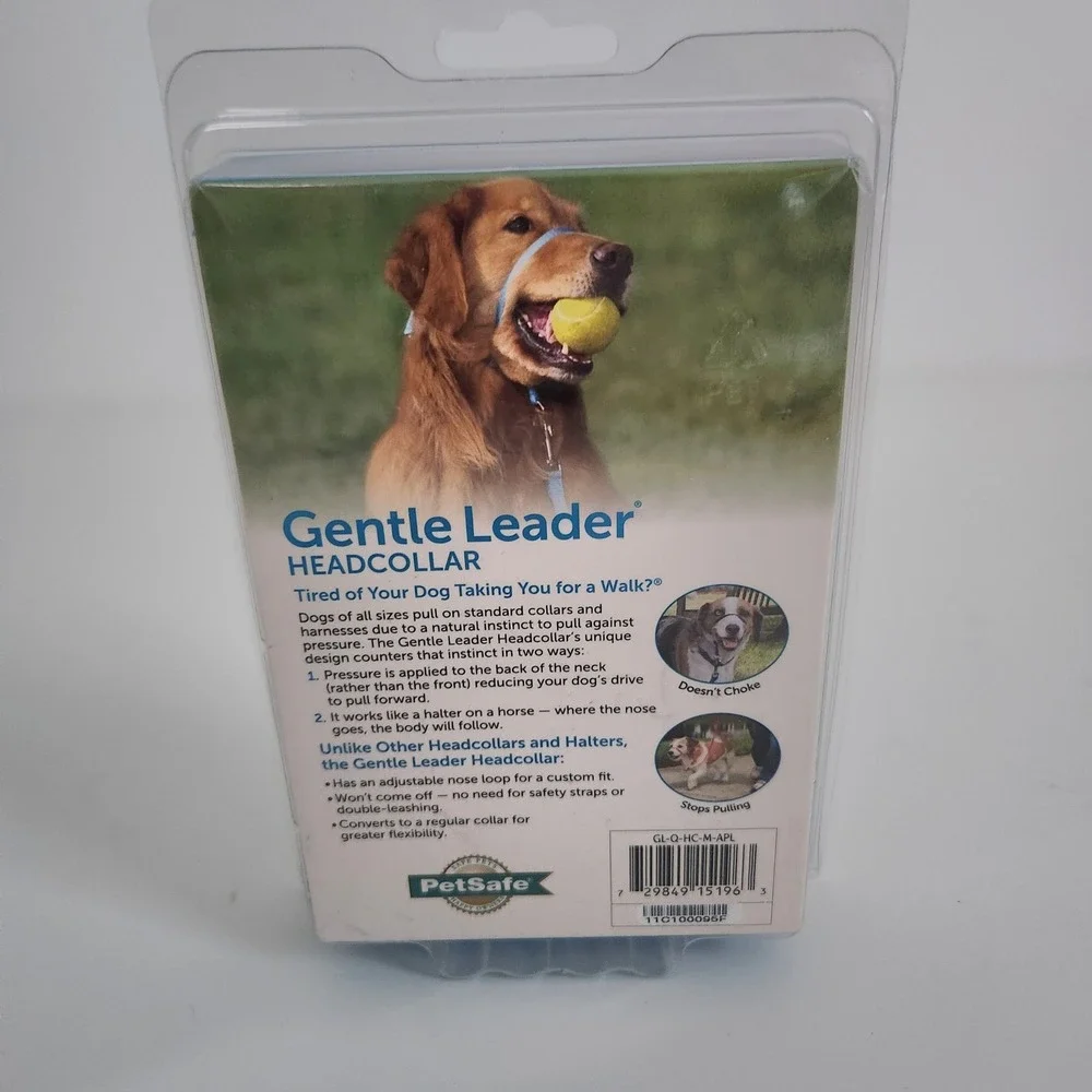 NEW PetSafe Gentle Leader‎ Headcollar Medium 25-60 lbs Apple Green